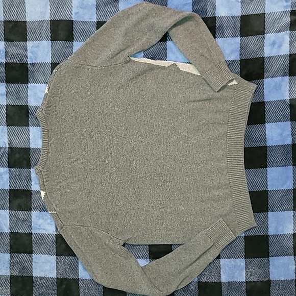 Y2k. John Galt. Argyle. Crewneck pullover. Cotton blend. Like-new. Men's medium - Picture 11 of 16